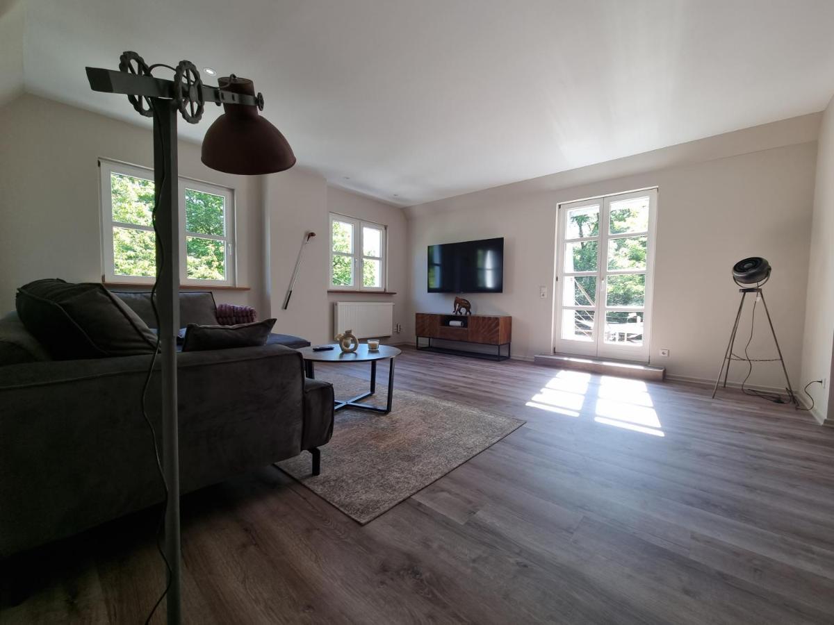 5 Sterne Bahnhoftraum, Appartement "Waldliebe" 133Qm, Grosse Terrasse 70Qm, Qr Code Scannen Fuer Virtuellen Rundgang, Premium Ausstattung Брацнфельс Екстер'єр фото